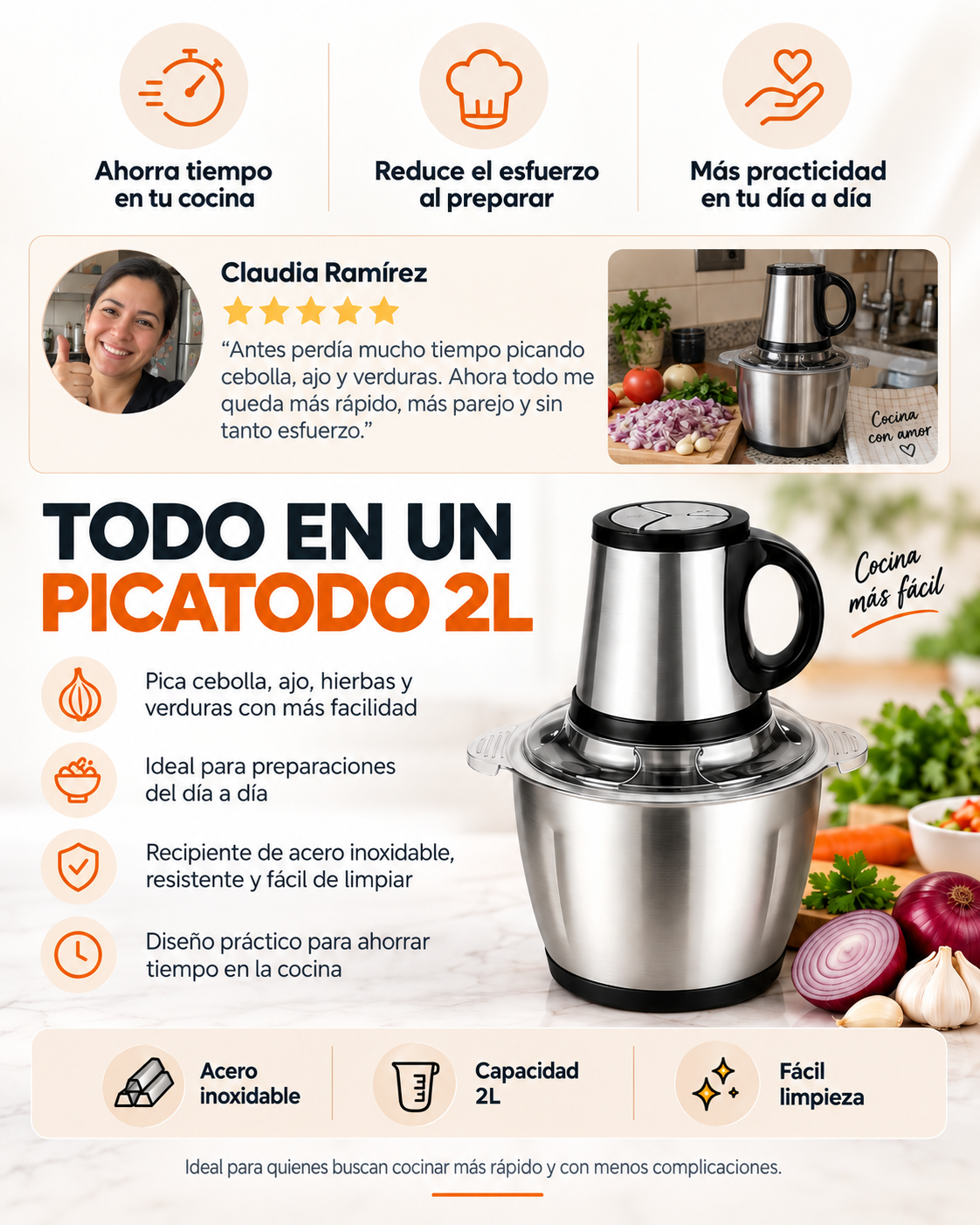 Todo en un Picatodo 2L