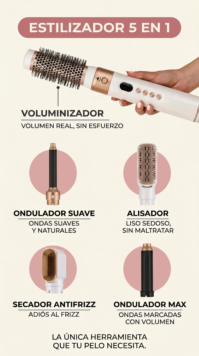 Aria · 5 cabezales intercambiables