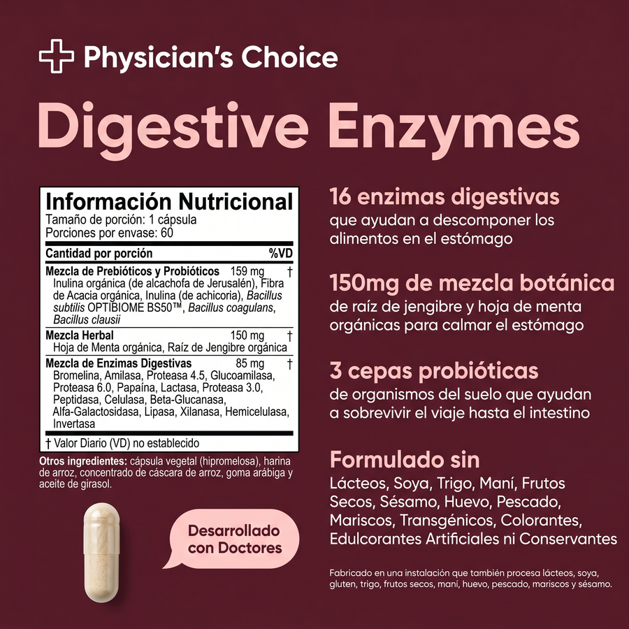 Informacion nutricional ingredientes en espanol