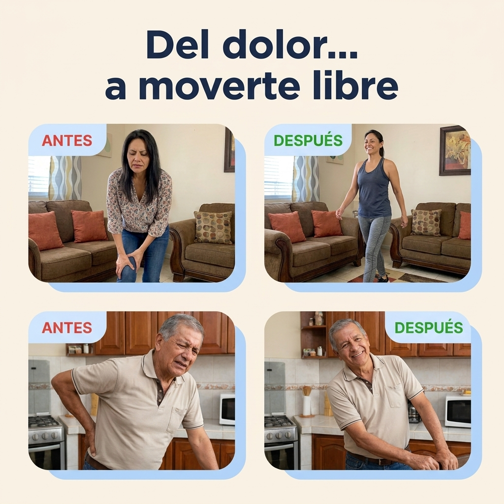 Del dolor a moverte libre - antes y después